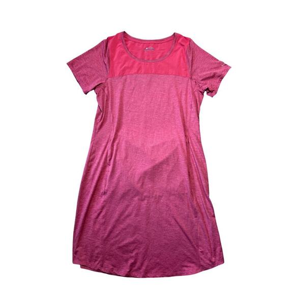 Short Sleeve COLUMBIA Dress, size M, quick dry, lightweight; Performance; Midi - Picture 1 of 9